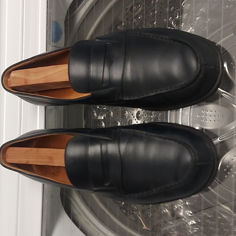 Classic J.M Weston Black Penny Loafers - Picture 3 of 16